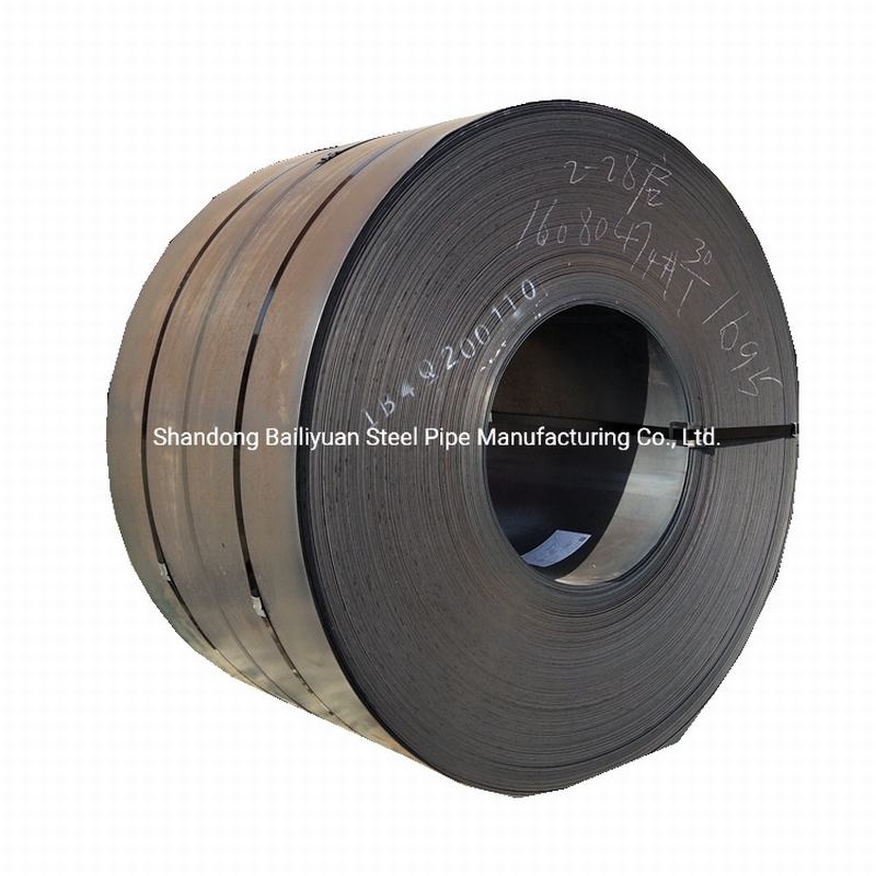 
                                 Fábrica de Bailiyuan Q345 0,2-3mm bobina de acero al carbono laminado en frío                            