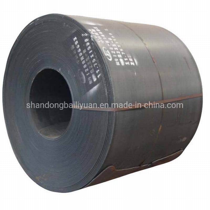 
                                 China C75 T195 T235 T345 2-25mm de espesor de carbono templado frío de acero negro Roleed Ms rollo banda de acero                            