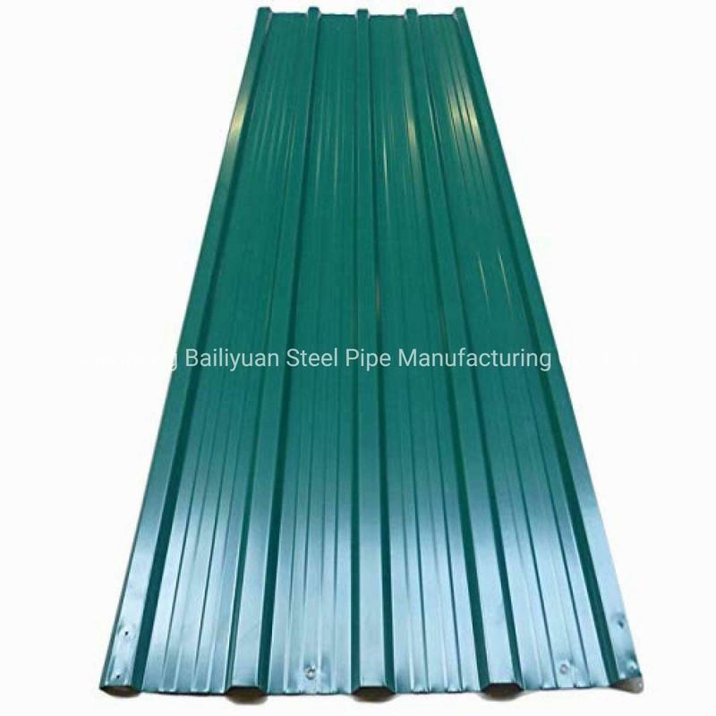 Construction Material Prepainted Galvanized PPGL PPGI Color Coated Metal Roof Sheet Corrugated Steel Roofing Sheet