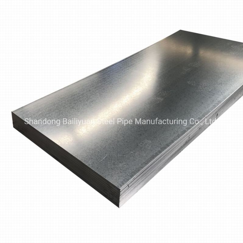 Dx51d 0.18mm-20mm Thick Zinc Coated Steel Sheet Galvanized Steel Sheet Galvanized Mild Steel Plate Size