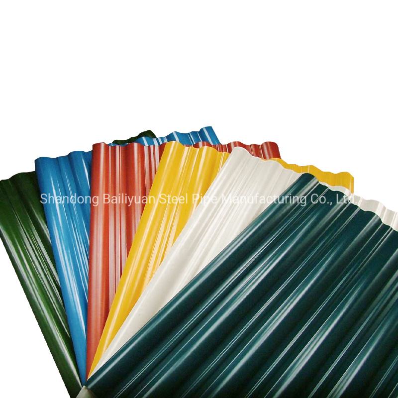 PPGI Stainless Steel Roofing Sheet Ral Color Building Material Corrugated Sheets