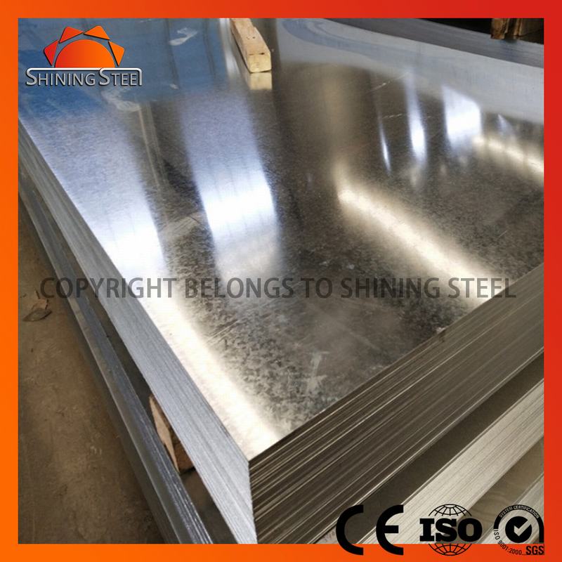 China 
                                 Acero cruce caliente Dx51d Z100 sheet Hoja de techado de galvanizado                             proveedor