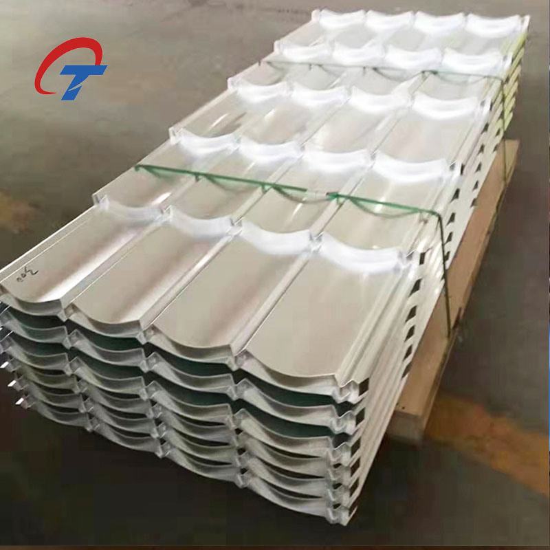 Chine 
                                 Hot Vente de produits en acier ondulé couché couleur tuile de toit pour la structure chambre                             fournisseur