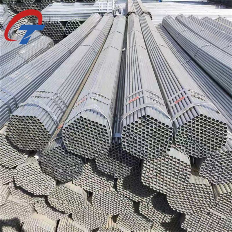 
                                 Fabricant tuyau en acier galvanisé ASTM BS GI de haute qualité pour Tube de construction                            