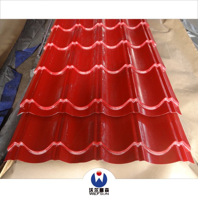Chine 
                                 Plusieurs types de couleur et de tôle de toit ondulé galvanisé & plaque                             fournisseur