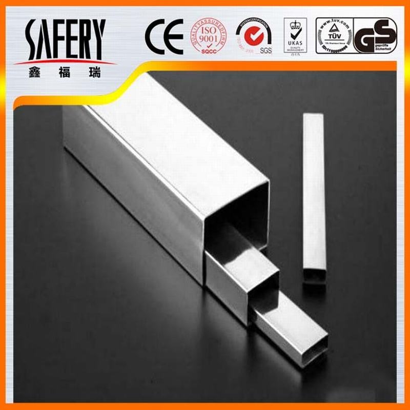 Rolled Welded Stainless Steel Tube 2.5 Inch Square A554 Metric Stainless Steel Tubing